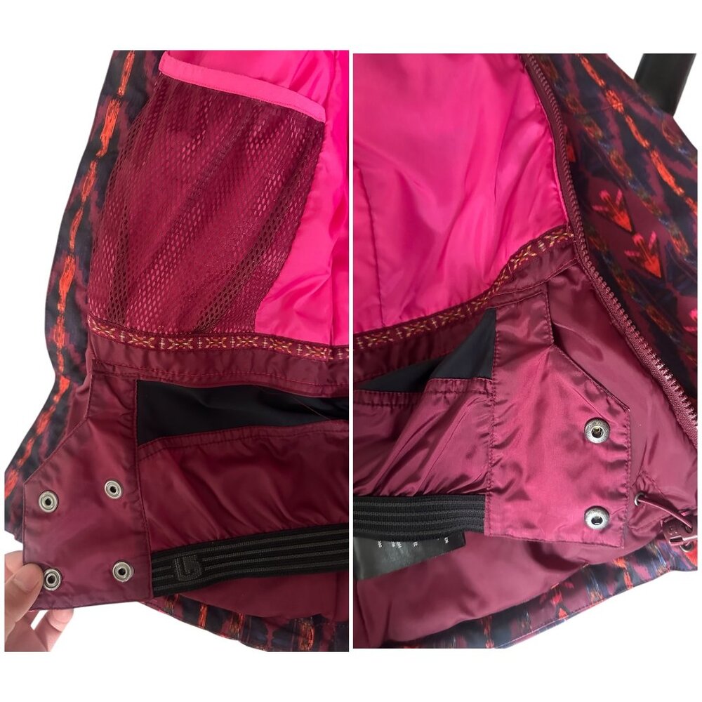 Burton Horizon Ski Jacket Hoodie Women XS Pink Snowboarding Waterproof Thinsulat - Picture 9 of 16